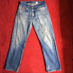 🔥🔥VINTAGE lightwash 505s Orange tab Levis 🔥🔥